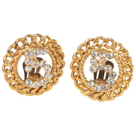 vintage chanel 5 earrings|chanel number 5 earrings.